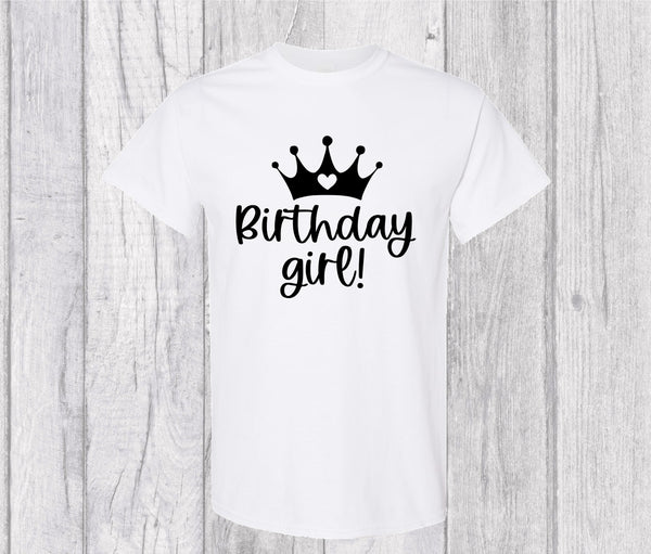 Birthday Girl T-shirt -  Birthday Girl Graphic T-shirt