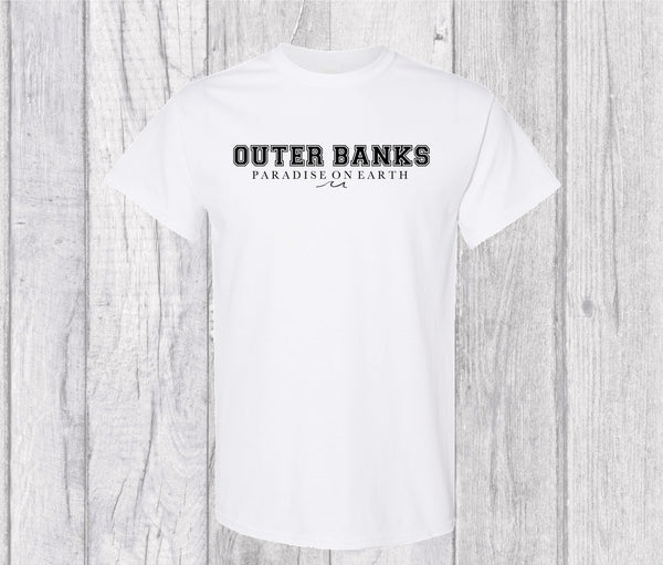 Outer Banks Paradise On Earth T-shirt -  The Outer Banks Graphic T-shirt