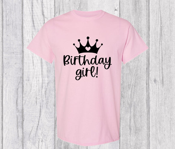 Birthday Girl T-shirt -  Birthday Girl Graphic T-shirt