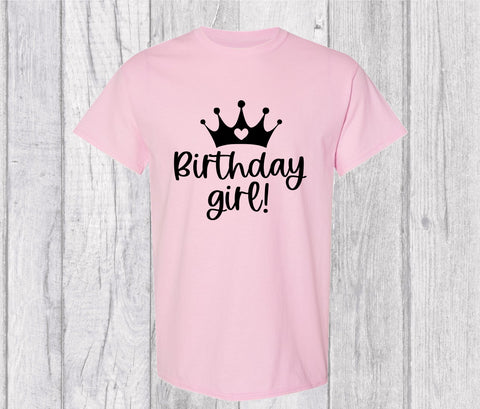 Birthday Girl T-shirt -  Birthday Girl Graphic T-shirt