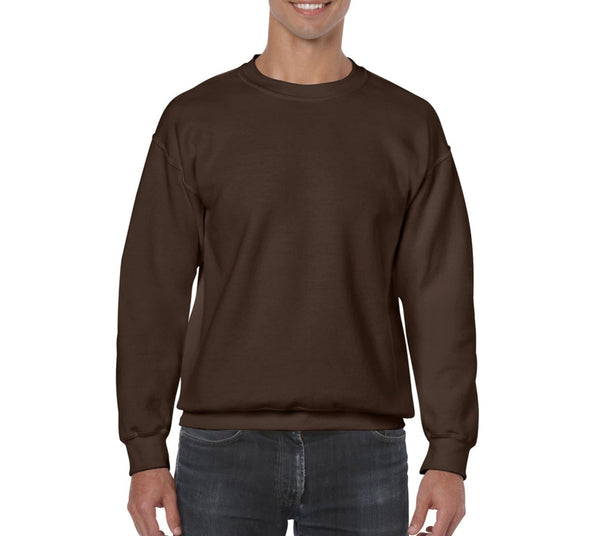 Love Heart Brown Ombré Embroidered Crewneck