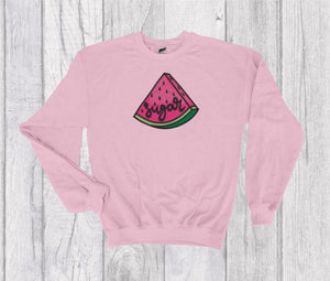 Watermelon Sugar Harry Styles - Embroidered Crewneck