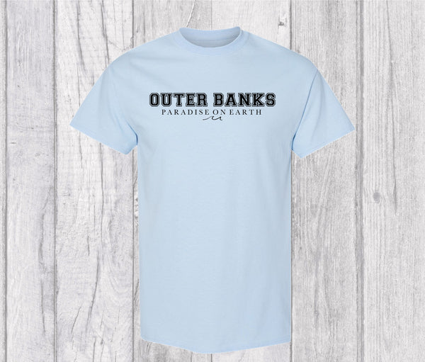 Outer Banks Paradise On Earth T-shirt -  The Outer Banks Graphic T-shirt