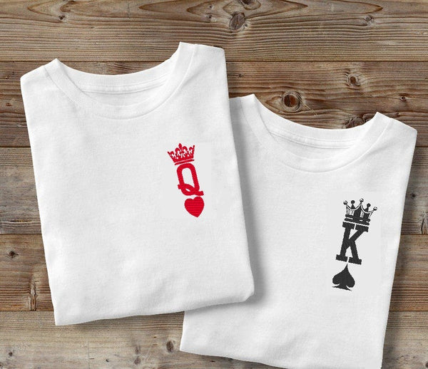 King Of Spades Embroidered Crewneck - Couples Crewneck