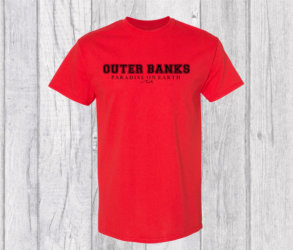 Outer Banks Paradise On Earth T-shirt -  The Outer Banks Graphic T-shirt