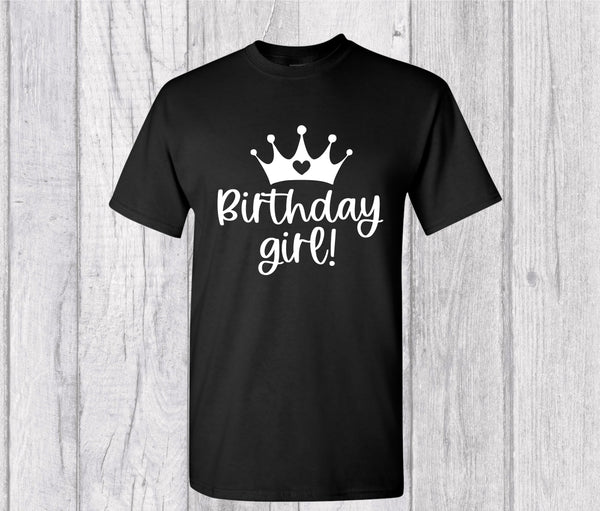 Birthday Girl T-shirt -  Birthday Girl Graphic T-shirt