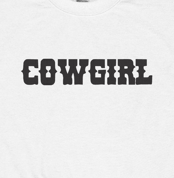 Cowgirl Vintage Inspired Embroidered Crewneck