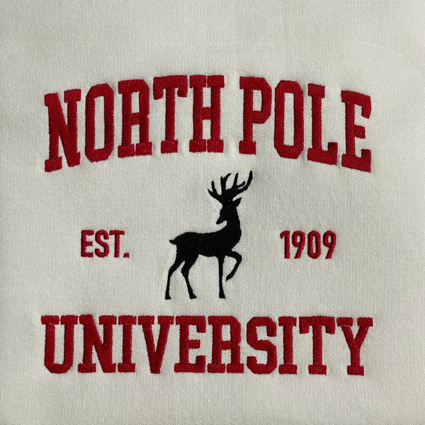 Vintage North Pole University Crewneck