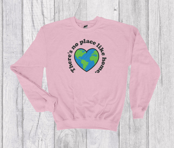 There’s No Place Like Home Boho Crewneck Embroidery