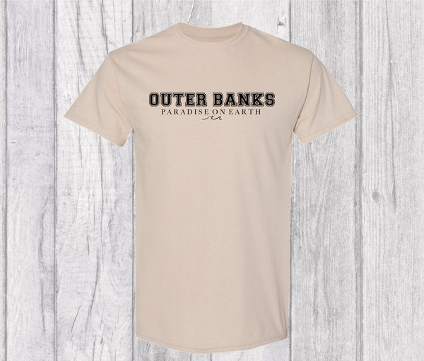 Outer Banks Paradise On Earth T-shirt -  The Outer Banks Graphic T-shirt