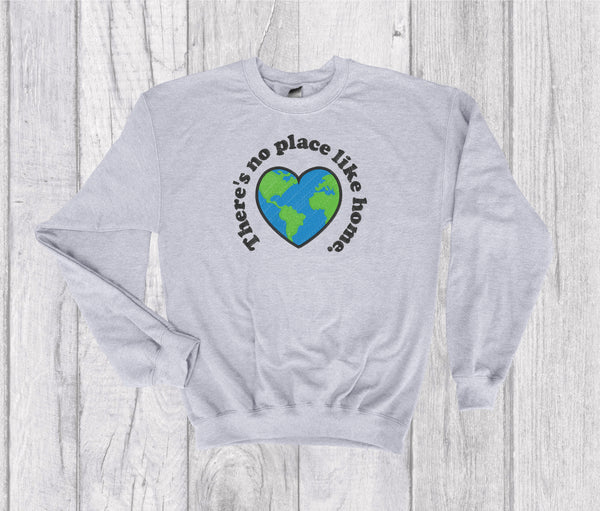 There’s No Place Like Home Boho Crewneck Embroidery