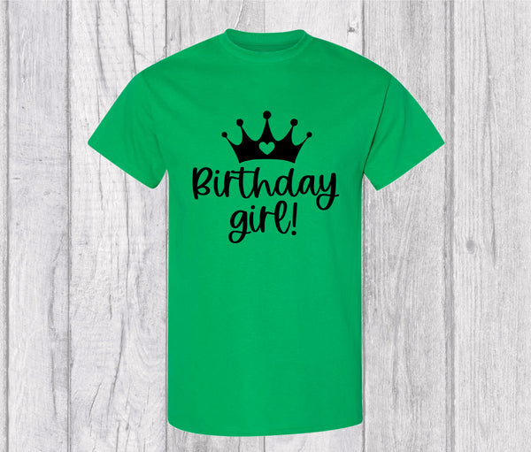 Birthday Girl T-shirt -  Birthday Girl Graphic T-shirt