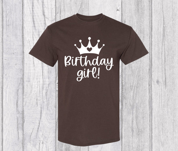 Birthday Girl T-shirt -  Birthday Girl Graphic T-shirt